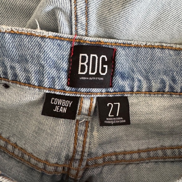 URBAN OUTFITTERS BDG High-Waisted Cowboy Jean Printed Patchwork - Picture 10 of 10